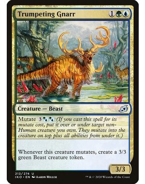 Magic: The Gathering Trumpeting Gnarr (213) Lightly Played