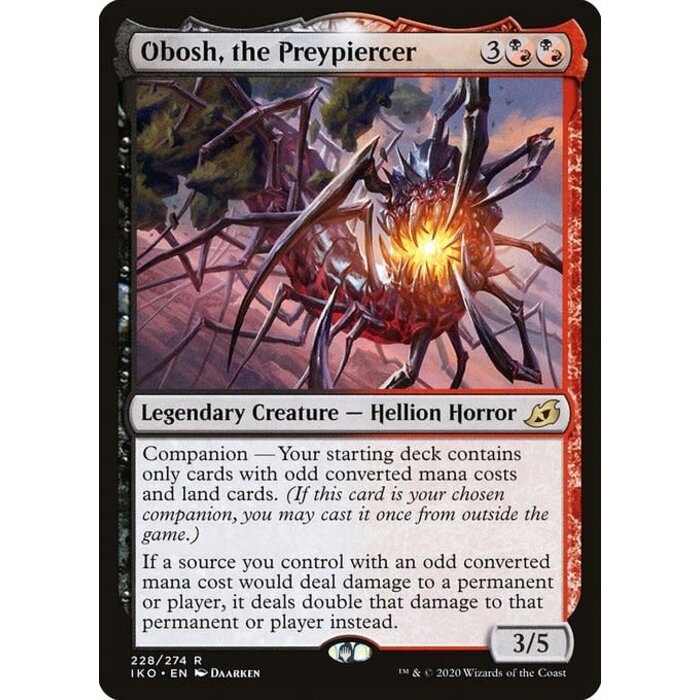 Magic: The Gathering Obosh, the Preypiercer (228) Lightly Played