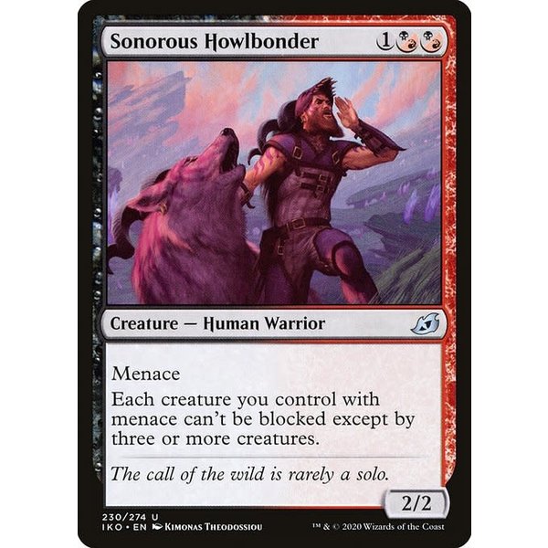 Magic: The Gathering Sonorous Howlbonder (230) Lightly Played Foil