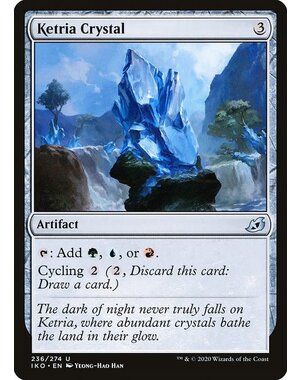 Magic: The Gathering Ketria Crystal (236) Lightly Played