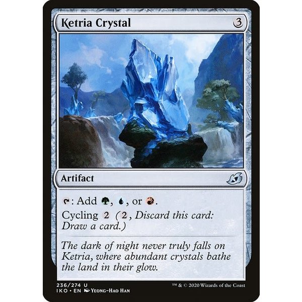 Magic: The Gathering Ketria Crystal (236) Lightly Played