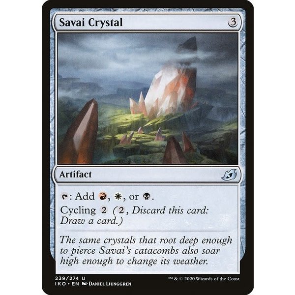 Magic: The Gathering Savai Crystal (239) Lightly Played