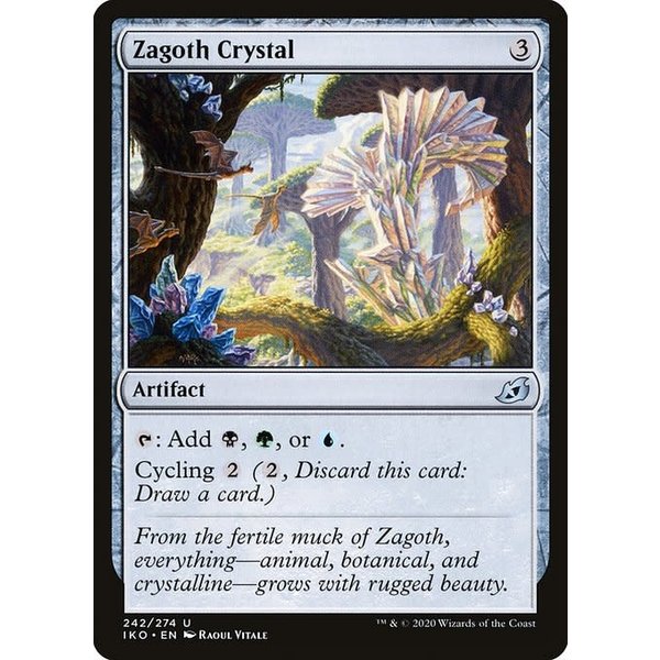 Magic: The Gathering Zagoth Crystal (242) Lightly Played