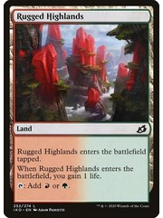 Magic: The Gathering Rugged Highlands (252) Lightly Played Foil