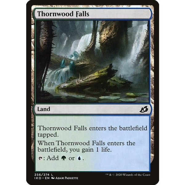 Magic: The Gathering Thornwood Falls (256) Lightly Played Foil