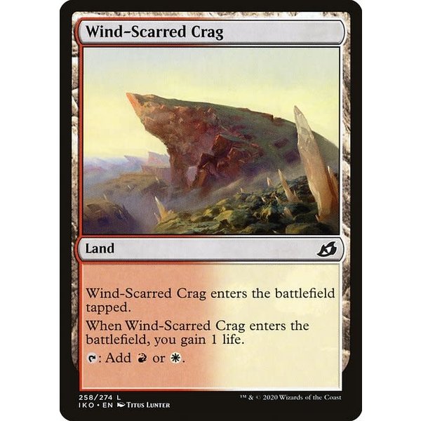 Magic: The Gathering Wind-Scarred Crag (258) Lightly Played