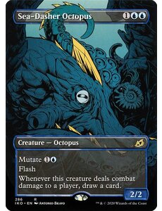 Magic: The Gathering Sea-Dasher Octopus (Showcase) (286) Near Mint Foil - Japanese
