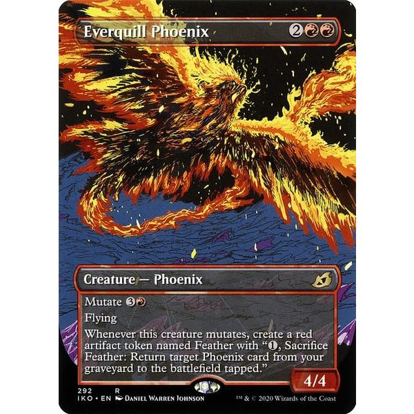 Magic: The Gathering Everquill Phoenix (Showcase) (292) Lightly Played