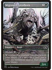 Magic: The Gathering Migratory Greathorn (Showcase) (297) Lightly Played Foil - Japanese
