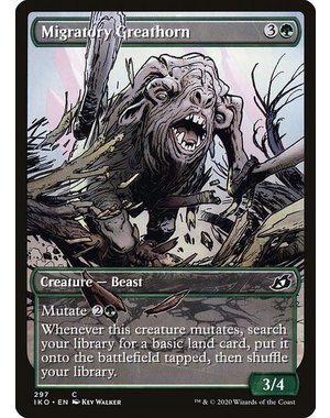 Magic: The Gathering Migratory Greathorn (Showcase) (297) Lightly Played Foil - Japanese