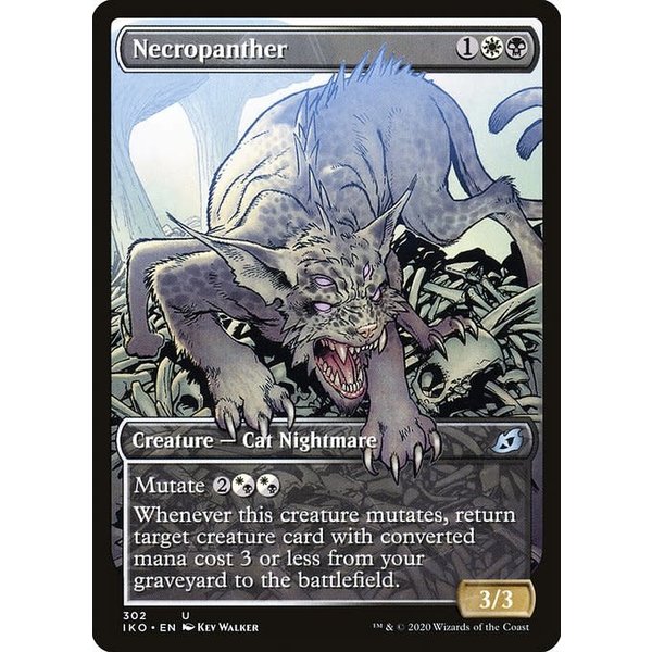 Magic: The Gathering Necropanther (Showcase) (302) Lightly Played