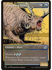 Magic: The Gathering Trumpeting Gnarr (Showcase) (307) Lightly Played