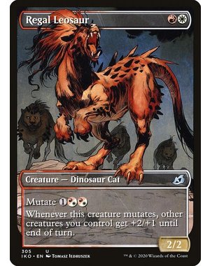 Magic: The Gathering Regal Leosaur (Showcase) (305) Lightly Played