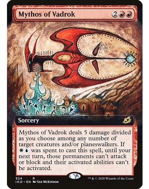 Magic: The Gathering Mythos of Vadrok (Extended Art) (324) Lightly Played Foil - Japanese