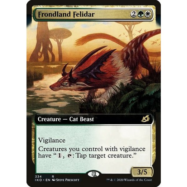 Magic: The Gathering Frondland Felidar (Extended Art) (334) Near Mint