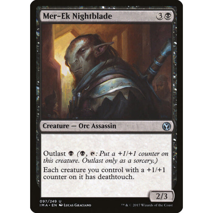 Magic: The Gathering Mer-Ek Nightblade (097) Lightly Played