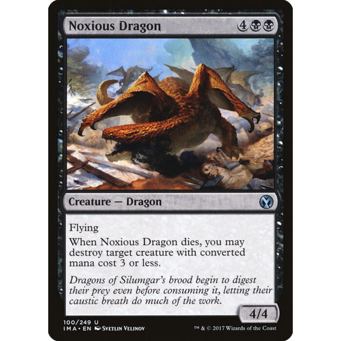 Magic: The Gathering Noxious Dragon (100) Lightly Played