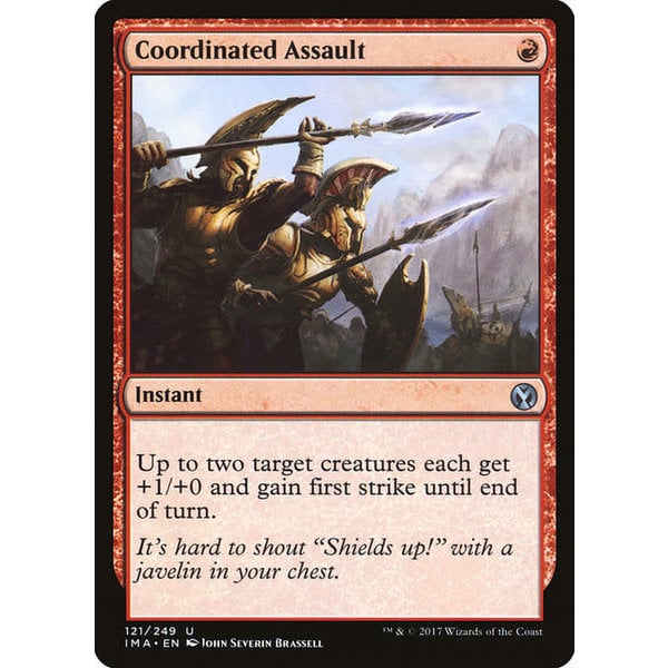 Magic: The Gathering Coordinated Assault (121) Lightly Played
