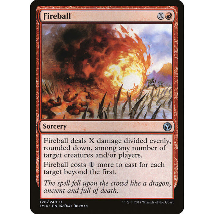 Magic: The Gathering Fireball (128) Lightly Played