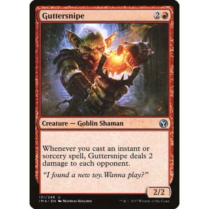 Magic: The Gathering Guttersnipe (131) Lightly Played