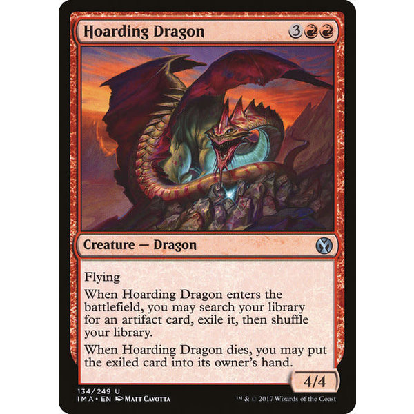 Magic: The Gathering Hoarding Dragon (134) Lightly Played