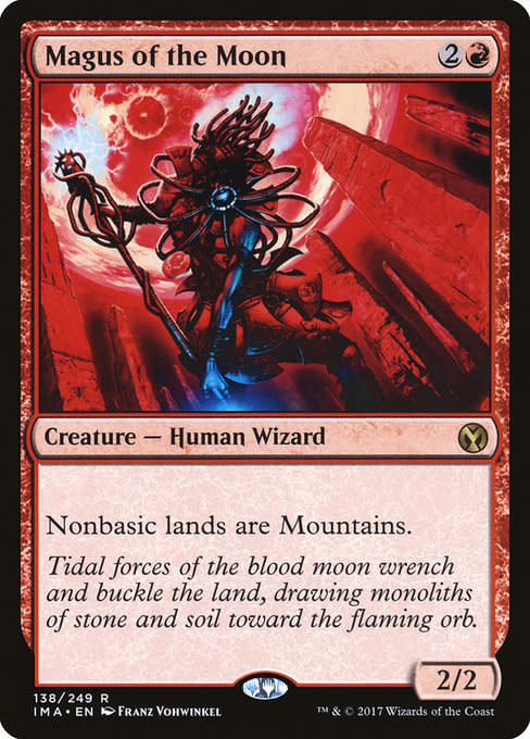 MTG　月の大魔術師/Magus of the Moon 英語版FOIL4枚 MTG 月の大魔術師/Magus of the Moon 英語版FOIL4枚 Foil】《月