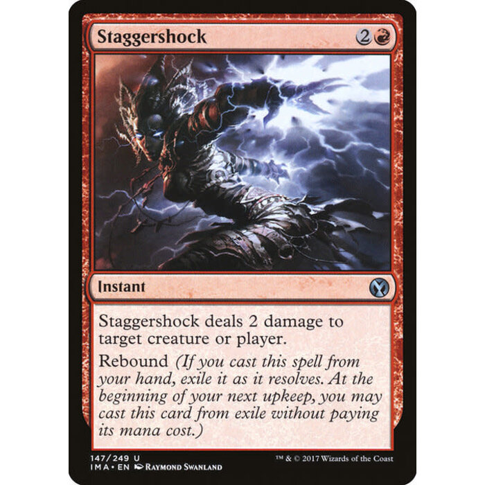 Magic: The Gathering Staggershock (147) Lightly Played