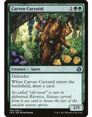 Magic: The Gathering Carven Caryatid (156) Lightly Played