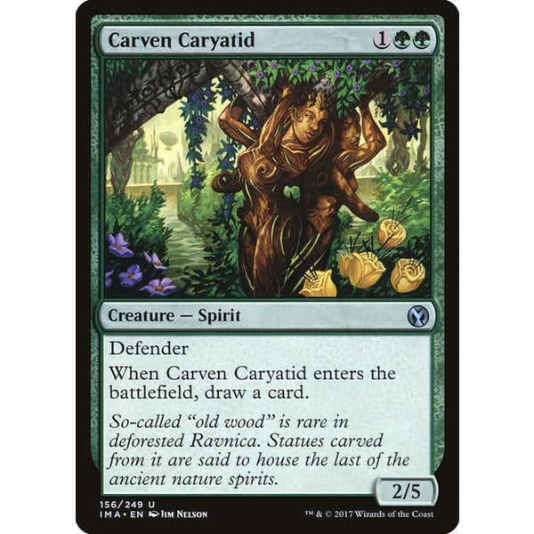 Magic: The Gathering Carven Caryatid (156) Lightly Played