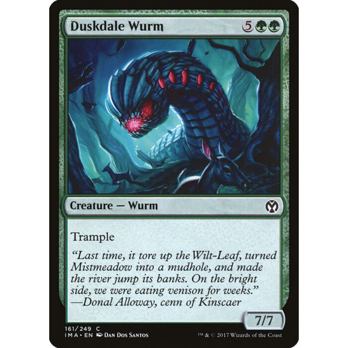 Magic: The Gathering Duskdale Wurm (161) Lightly Played