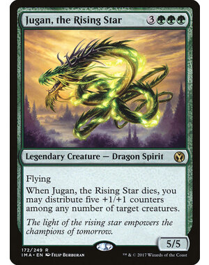Magic: The Gathering Jugan, the Rising Star (172) Lightly Played