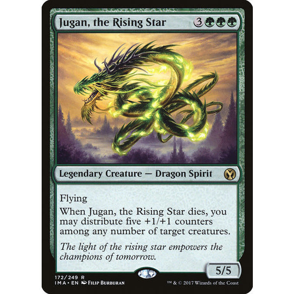 Magic: The Gathering Jugan, the Rising Star (172) Lightly Played