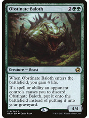 Magic: The Gathering Obstinate Baloth (179) Lightly Played