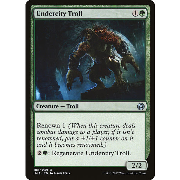 Magic: The Gathering Undercity Troll (188) Lightly Played