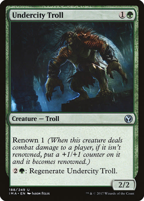 undercity mtg card Magic: The Gathering Scrounger (126) Lightly Played another target creature you control gains lifelink until end of turn. Undercity MTG - Commander Legends: