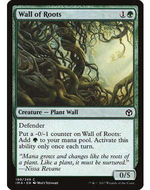 Magic: The Gathering Wall of Roots (190) Lightly Played