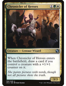 Magic: The Gathering Chronicler of Heroes (196) Lightly Played