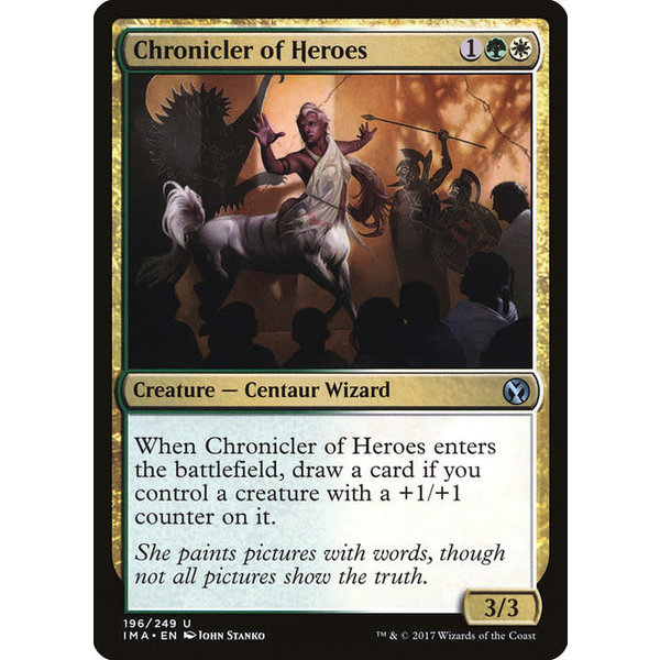 Magic: The Gathering Chronicler of Heroes (196) Lightly Played