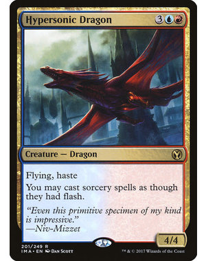 Magic: The Gathering Hypersonic Dragon (201) Lightly Played