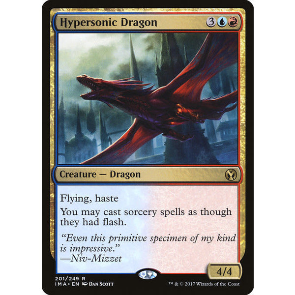 Magic: The Gathering Hypersonic Dragon (201) Lightly Played