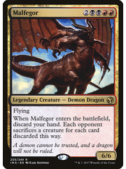 Magic: The Gathering Malfegor (205) Lightly Played Foil