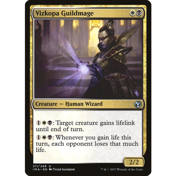 Magic: The Gathering Vizkopa Guildmage (211) Lightly Played