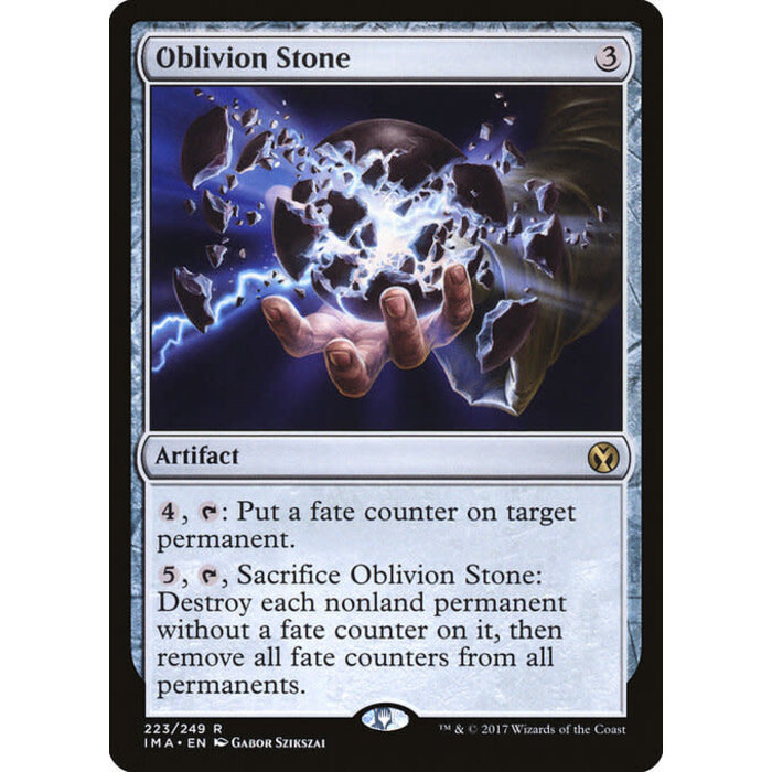 Magic: The Gathering Oblivion Stone (223) Lightly Played