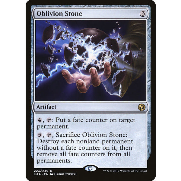 Magic: The Gathering Oblivion Stone (223) Moderately Played