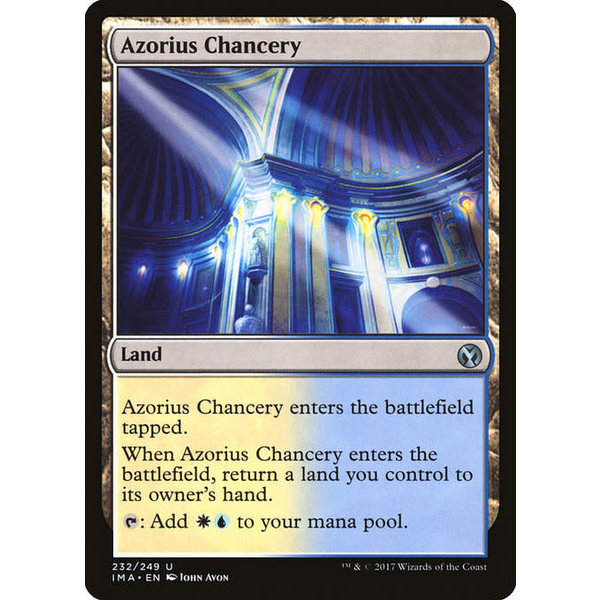 Magic: The Gathering Azorius Chancery (232) Moderately Played