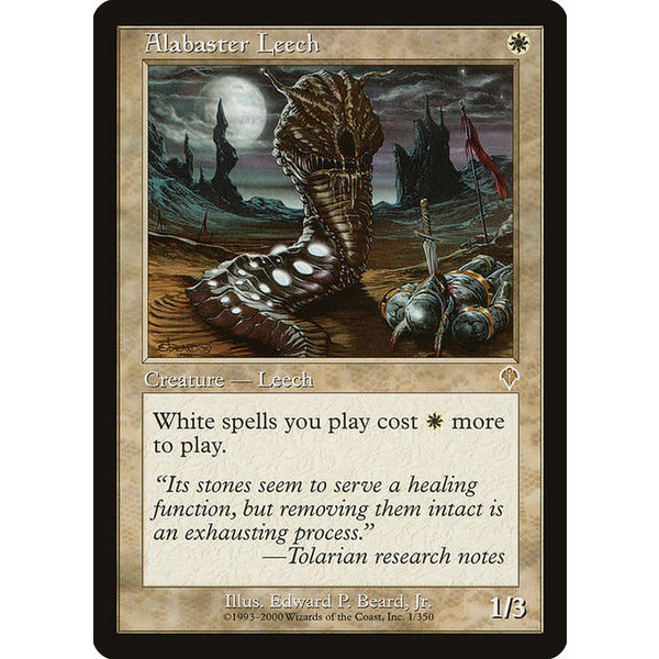 Magic: The Gathering Alabaster Leech (001) Lightly Played