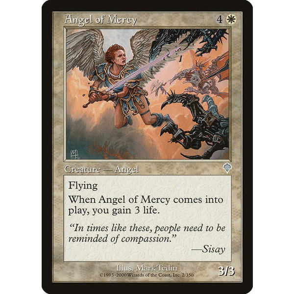 Magic: The Gathering Angel of Mercy (002) Heavily Played