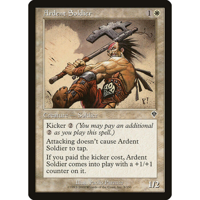 Magic: The Gathering Ardent Soldier (003) Lightly Played