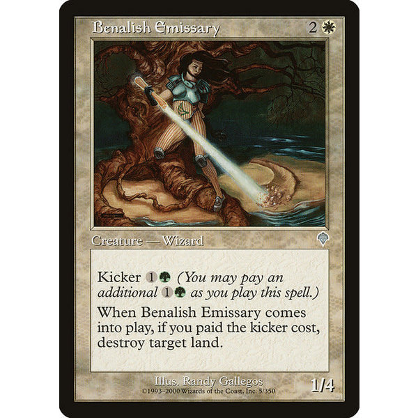 Magic: The Gathering Benalish Emissary (005) Lightly Played