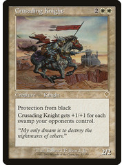 Magic: The Gathering Crusading Knight (012) Lightly Played